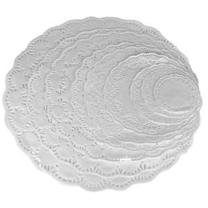 Circular doilies Virgin Cellulose Blanks