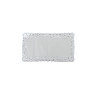 Doilies de celulose virgem branca 2