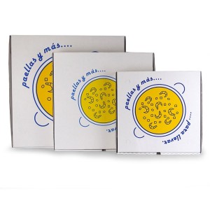 ▷ Caixas de cartão para paella