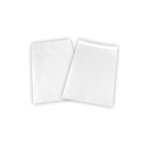 Sobre E-commerce blanco solapa adhesiva y fuelle | IBP Uniuso