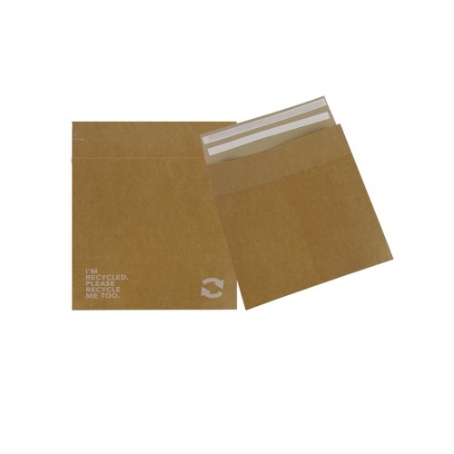 Sobres e-commerce kraft con doble solapa adhesiva, fuelle y tear off