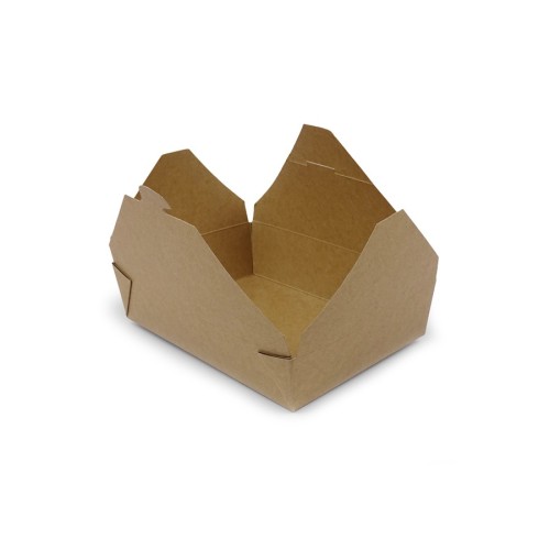 Take away packaging cardboard with polyethylene