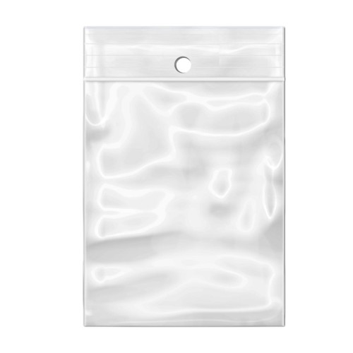 Self-seal* polyethylene bags with round hole