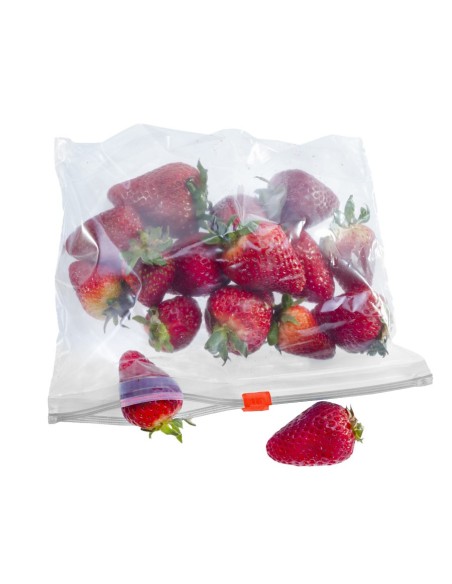 Polyethylene zip slider bags