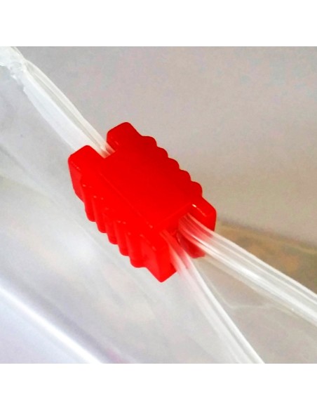 Polyethylene zip slider bags