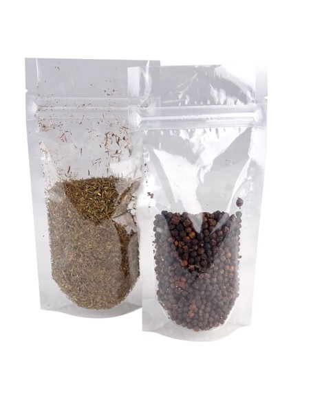 ▷ Bolsas laminadas com fecho reutilizável e base (DOYPACK®) | Uniuso