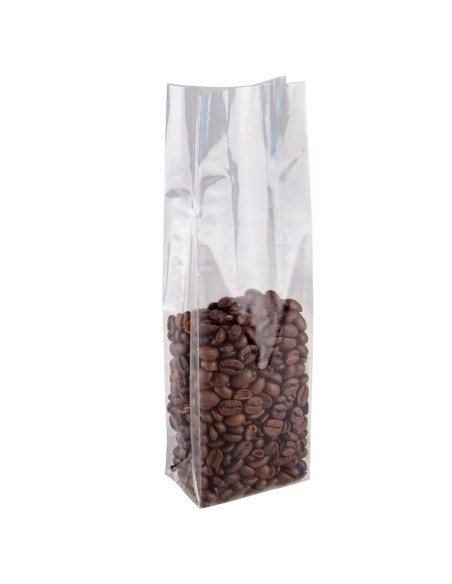 Bolsas Polipropileno con fuelle y fondo cuadrado