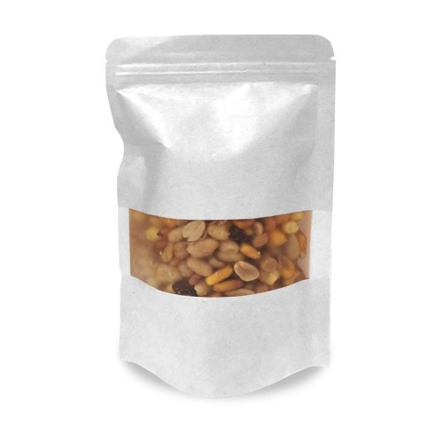 ▷ Saco de papel+PE Doypack® com janela, con ventana | Uniuso