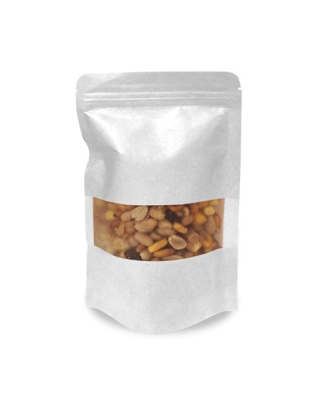 ▷ Saco de papel+PE Doypack® com janela, con ventana | Uniuso