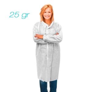 Non-woven SPP labcoat visitor 25 gr 2