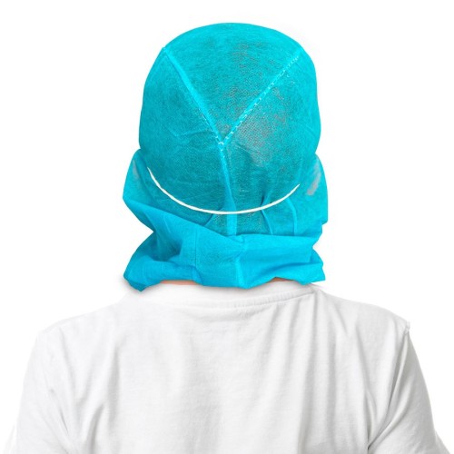 Non-woven hood cap with face mask
