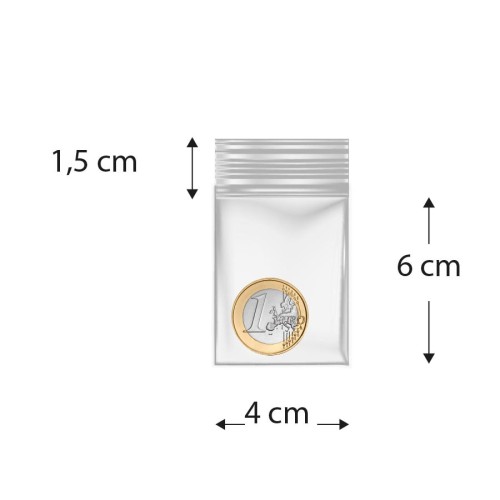 ▷ Bolsas Polietileno con autocierre transparente | Uniuso