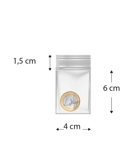 ▷ Bolsas Polietileno con autocierre transparente | Uniuso