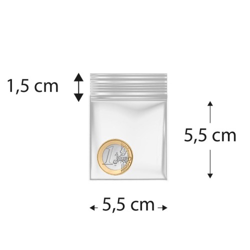 ▷ Bolsas Polietileno con autocierre transparente | Uniuso