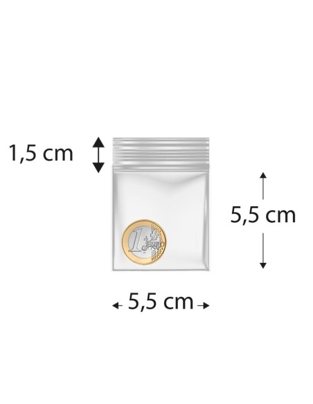 ▷ Bolsas Polietileno con autocierre transparente | Uniuso