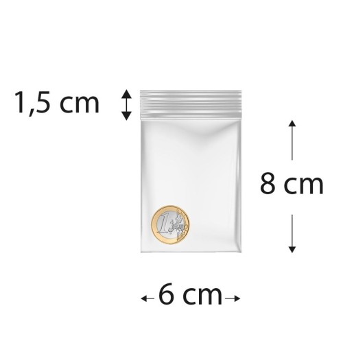 ▷ Bolsas Polietileno con autocierre transparente | Uniuso