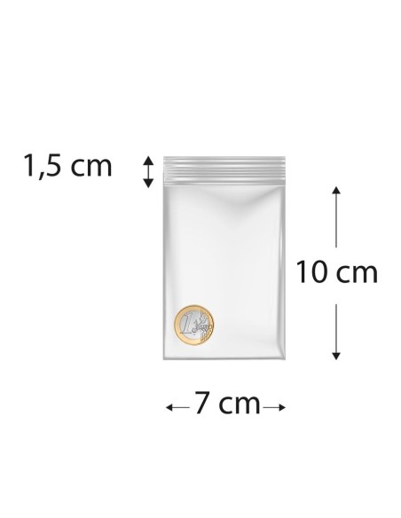 ▷ Bolsas Polietileno con autocierre transparente | Uniuso