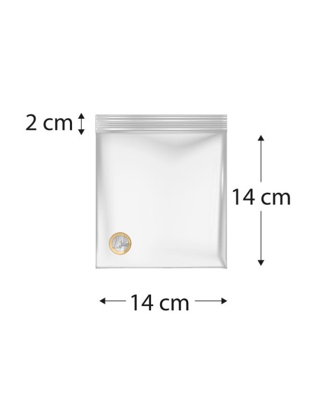 ▷ Bolsas Polietileno con autocierre transparente | Uniuso