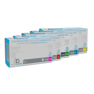 ▷ Luvas de látex  | Uniuso