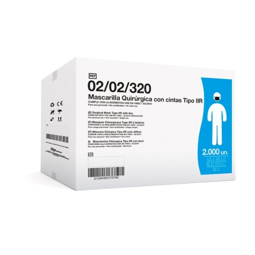 ▷ Mascarilla Higiénica triple capa con cintas | Uniuso