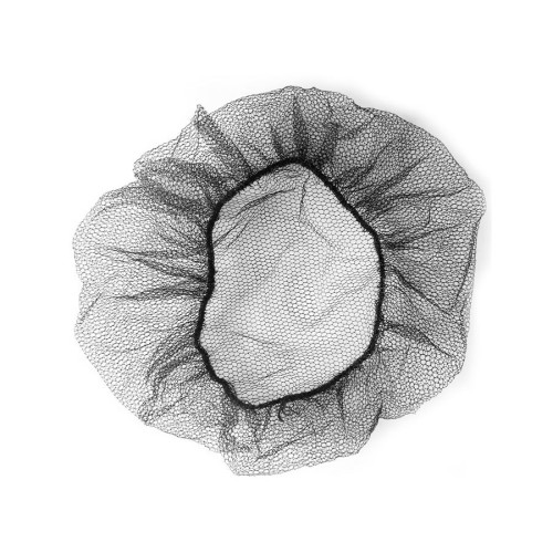 ▷ Touca apanha-cabelo dobrada em acordeão em TNT de polipropileno com 2 elásticos detetável | Uniuso