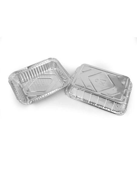 ▷ Envases de aluminio con tapa - Pollos asados | IBP Uniuso