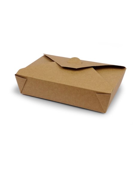 Take away packaging cardboard with polyethylene