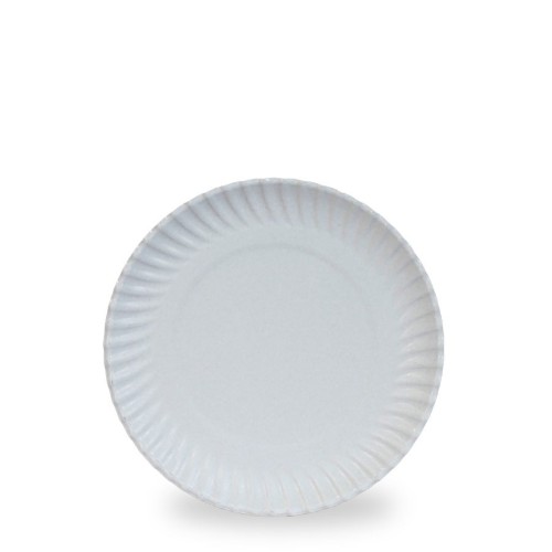 Plato cartoncillo blanco reciclado 23 cm