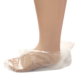 Shoe store polyethylene try-on socks 2